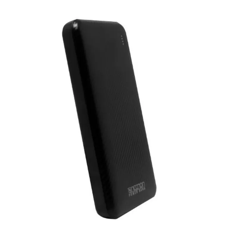 Power Bank Necnon NPW-10FC - 10000 mAh - USB - Negro - NBPB1001FC