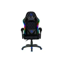 Silla Gamer Necnon NSG-RGB-1 - Soporta 150 kg - RGB - Negro con Azul - NBSGR122RG Silla Gamer Necnon NSG-RGB-1 - Soporta 150 kg - RGB - Negro con Azul - NBSGR122RG