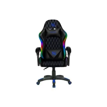 Silla Gamer Necnon NSG-RGB-1 - Soporta 150 kg - RGB - Negro con Azul - NBSGR122RG