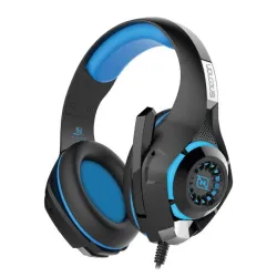 Diadema Gamer Necnon NBHG-VIPER - Alámbrica - Micrófono Retráctil - LED - Azul con Negro - NCAGVI03SI Diadema Gamer Necnon NBHG-VIPER - Alámbrica - Micrófono Retráctil - LED - Azul con Negro - NCAGVI03SI