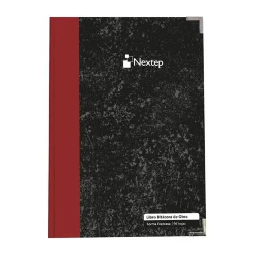 Libro Nextep NE-005B - Bitacora de Obras - Francesa - 96 Hojas - NE-005B Libro Nextep NE-005B - Bitacora de Obras - Francesa - 96 Hojas - NE-005B