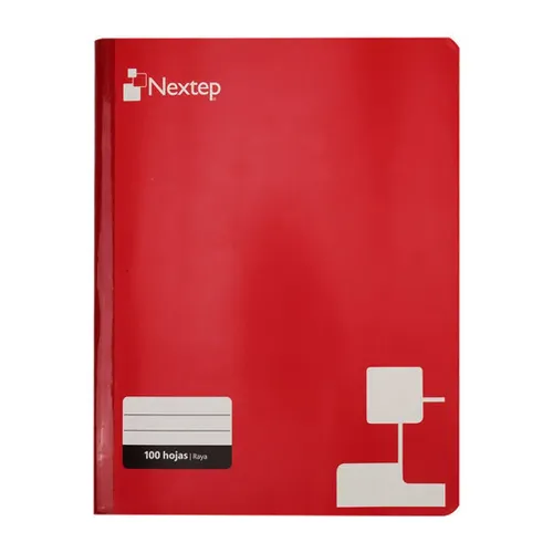 Cuaderno Nextep NE-008R - Raya - Cosido - 100 Hojas - Rojo - NE-008R Cuaderno Nextep NE-008R - Raya - Cosido - 100 Hojas - Rojo - NE-008R