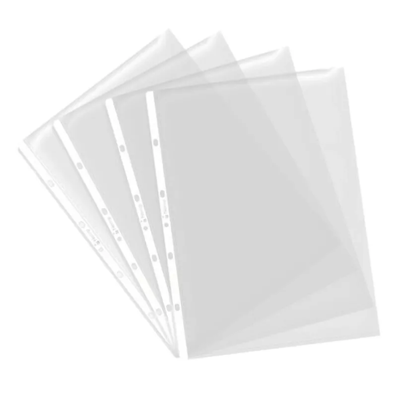 Mica Nextep Económica Protector de Hoja Tamaño Carta NE-020 Caja con 100 Piezas Transparente y Resistente para Archivar Documentos en Carpetas - NE-020