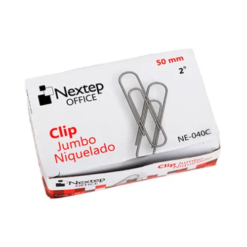 Clip Nextep NE-040C - 50mm - 100 Piezas - NE-040C Clip Nextep NE-040C - 50mm - 100 Piezas - NE-040C