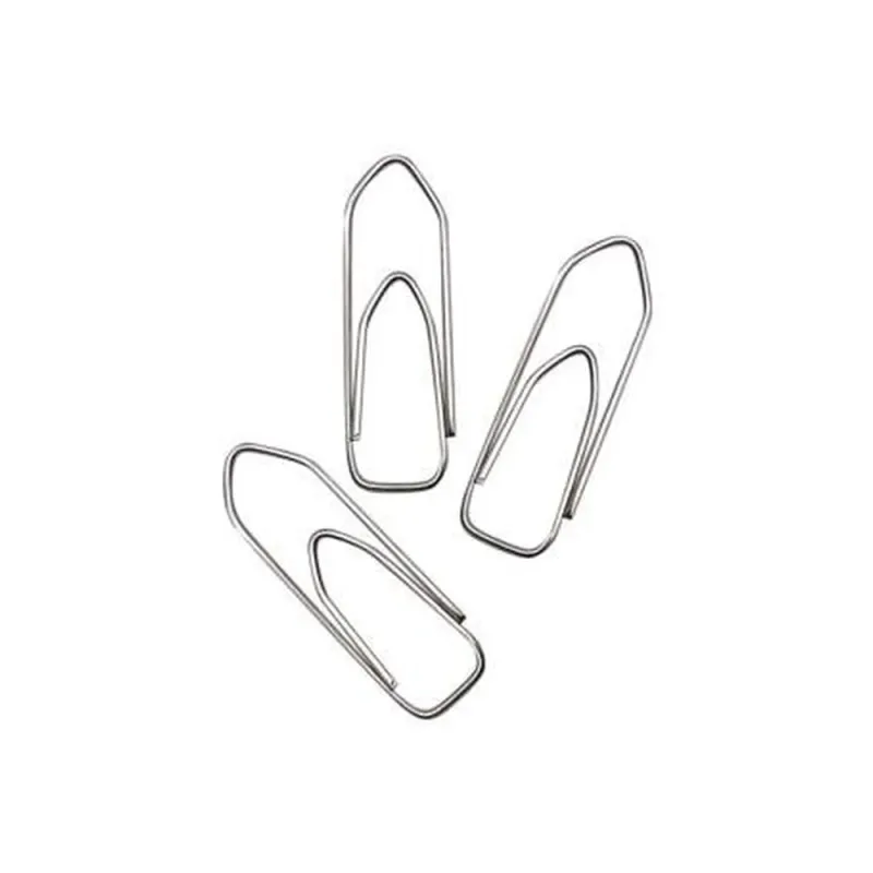 Clip Nextep NE-041B - Rectangular - Niquelado - #2 - 28mm - 10 Paquetes con 100 Clips C/U - NE-041B