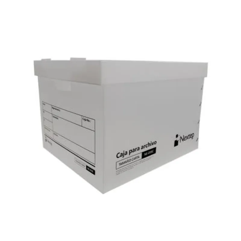 Caja Archivo Nextep NE-059C - Plástica - Económica - Tamaño Carta - 12 Piezas - NE-059C