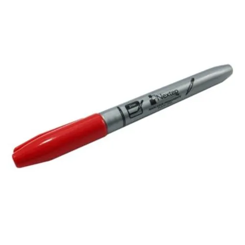 Marcador Nextep NE-071 - Permanente - 2mm - Rojo - 12 Piezas - NE-071