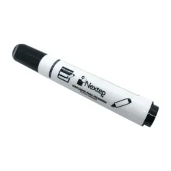 Marcador Nextep para Pizarrón Blanco NE-082N Color Negro Punta Redonda Caja con 12 Piezas Escritura Clara y Borrado Fácil Ideal para Escuela Oficina y Salas de Reunión - NE-082N