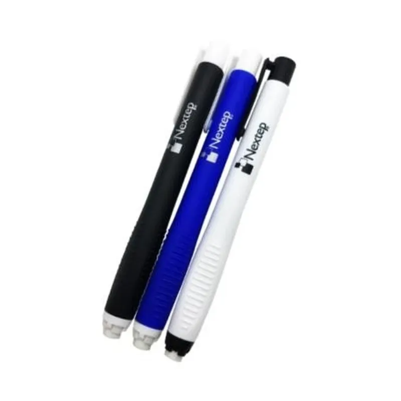 Borrador Nextep Tipo Lápiz Retráctil NE-088 con Mecanismo de Clic Caja con 12 Piezas Diseño Ergonómico Ideal para Oficina Escuela y Uso Diario - NE-088