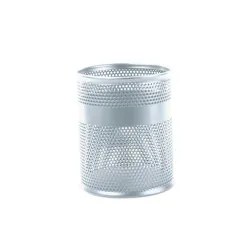 Porta Lápices Nextep NE-158P - Malla Metálica - 8.5 x 10cm - Plata - NE-158P Porta Lápices Nextep NE-158P - Malla Metálica - 8.5 x 10cm - Plata - NE-158P