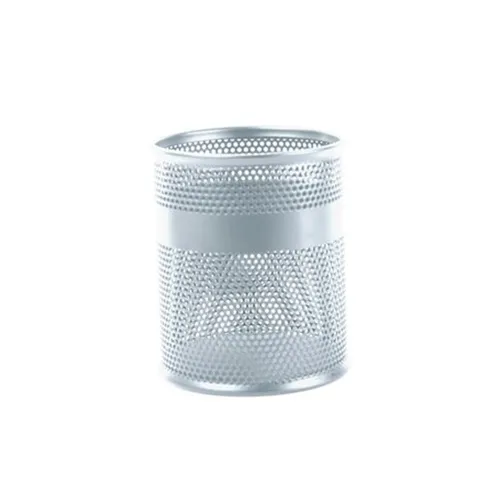 Porta Lápices Nextep NE-158P - Malla Metálica - 8.5 x 10cm - Plata - NE-158P