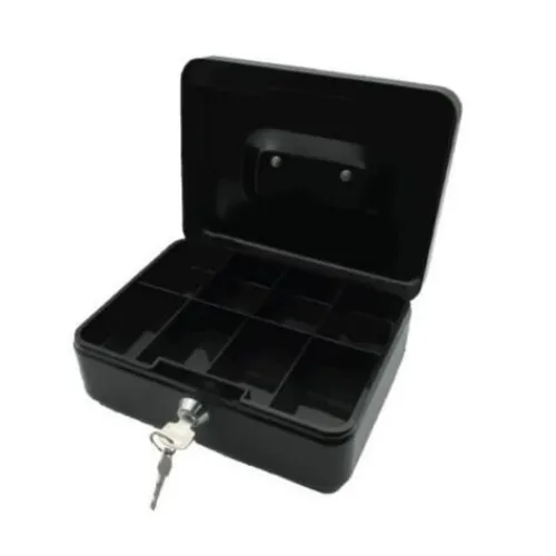 Cajón de Dinero Nextep NE-160 - 2 Llaves - Metálica - 20 x 15 x 7.8 cm - Negro - NE-160