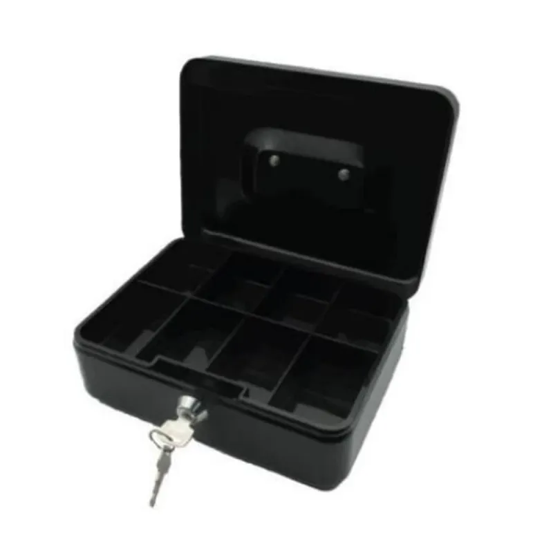 Cajón de Dinero Nextep NE-160 - 2 Llaves - Metálica - 20 x 15 x 7.8 cm - Negro - NE-160