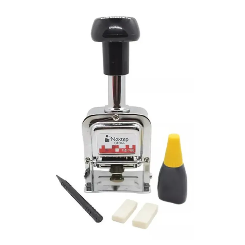Foliador Semiautomático NEXTEP - Acero - 6 Dígitos - Plata - NE-166