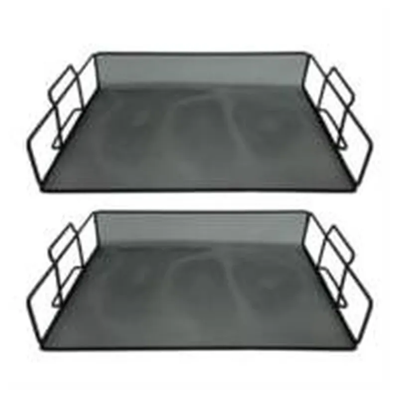 Charola Apilable NEXTEP -  Malla Metálica - 2 piezas - NE-169