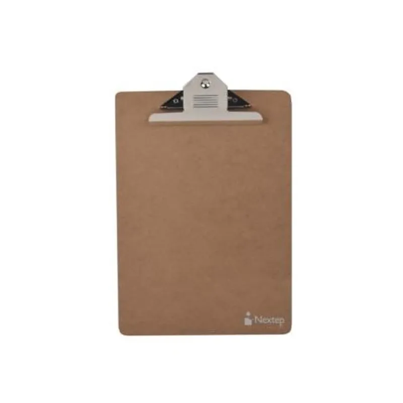 Tabla de Madera con Clip Nextep NE-170 Tamaño Carta Clip Metálico Resistente y Superficie Lisa para Sujetar Documentos en Oficina Escuela y Uso Diario - NE-170