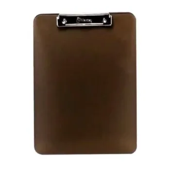 Tabla Plástica Nextep NE-172H con Clip Metálico Tamaño Carta Color Humo Resistente y Práctica para Sujetar Documentos en Oficina Escuela y Uso Diario - NE-172H