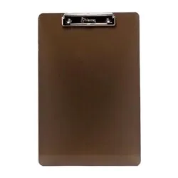 Tabla Plástica Nextep NE-173H con Clip Metálico Tamaño Oficio Color Humo Resistente y Práctica para Sujetar Documentos en Oficina Escuela y Uso Diario - NE-173H Tabla Plástica Nextep NE-173H con Clip Metálico Tamaño Oficio Color Humo Resistente y Práctica para Sujetar Documentos en Oficina Escuela y Uso Diario - NE-173H