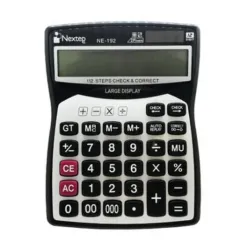 Calculadora Nextep NE-192 - 12 Dígitos - Cubierta Metálica - Batería Solar - NE-192 Calculadora Nextep NE-192 - 12 Dígitos - Cubierta Metálica - Batería Solar - NE-192