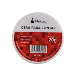Cera para Contar Nextep NE-204V Antiderrapante de 20 Gramos Mejora el Agarre al Contar Billetes Documentos y Papeles Ideal para Oficina y Caja - NE-204V Cera para Contar Nextep NE-204V Antiderrapante de 20 Gramos Mejora el Agarre al Contar Billetes Documentos y Papeles Ideal para Oficina y Caja - NE-204V