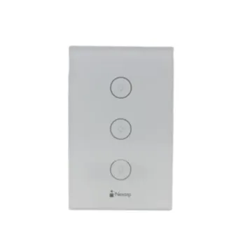 Interruptor Nextep NE-266T - Triple - Wi-Fi - Touch - Blanco - NE-266T