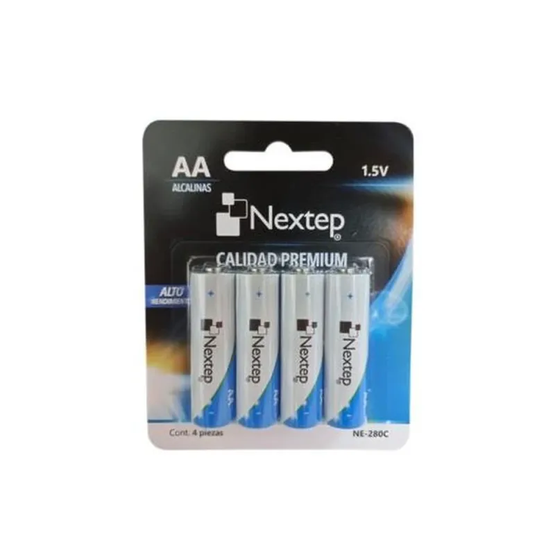 Pilas Nextep NE-280C - AA - Alcalinas - 4 Piezas - NE-280C