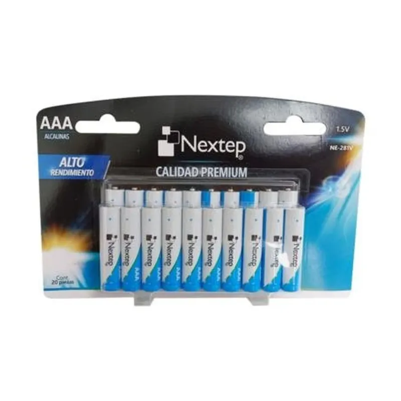Pila Nextep NE-281V - AAA - 1.5V - 20 Piezas - NE-281V