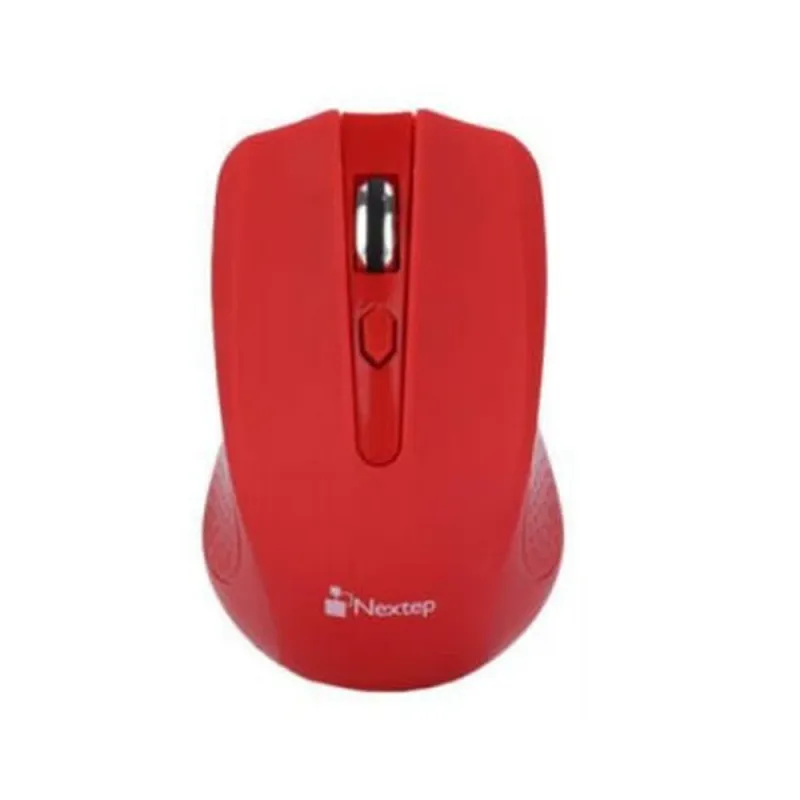 Mouse Nextep NE-411 - Inalámbrico - USB - 4 Botones- Rojo - NE-411