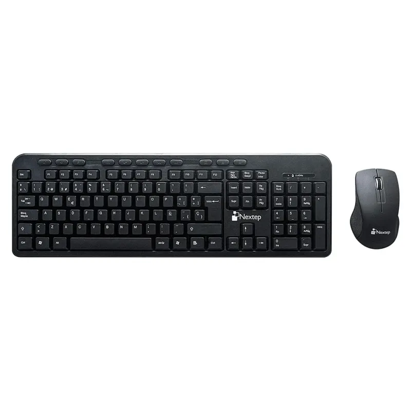 Kit de Teclado y Mouse Nextep NE-415 - Inalámbrico - USB - NE-415