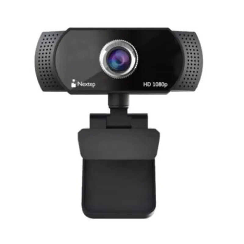 Cámara Web Nextep NE-423 - 1080p - USB - Micrófono - Negro - NE-423