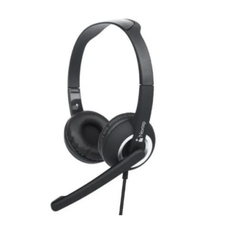 Diadema Nextep NE-425 - Alámbrico - USB - Micrófono - Negro - NE-425