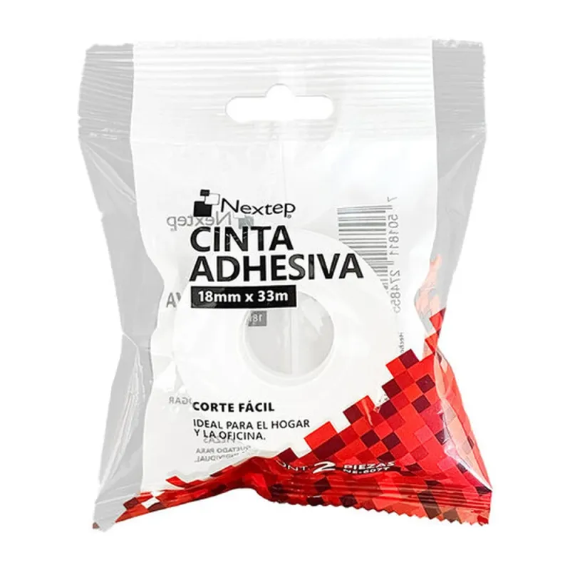 Cinta Nextep NE-607T - Corte Fácil - 33M - 2 Piezas - NE-607T
