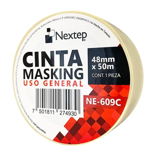 Cinta Nextep NE-609C - 50M - Uso General - NE-609C Cinta Nextep NE-609C - 50M - Uso General - NE-609C