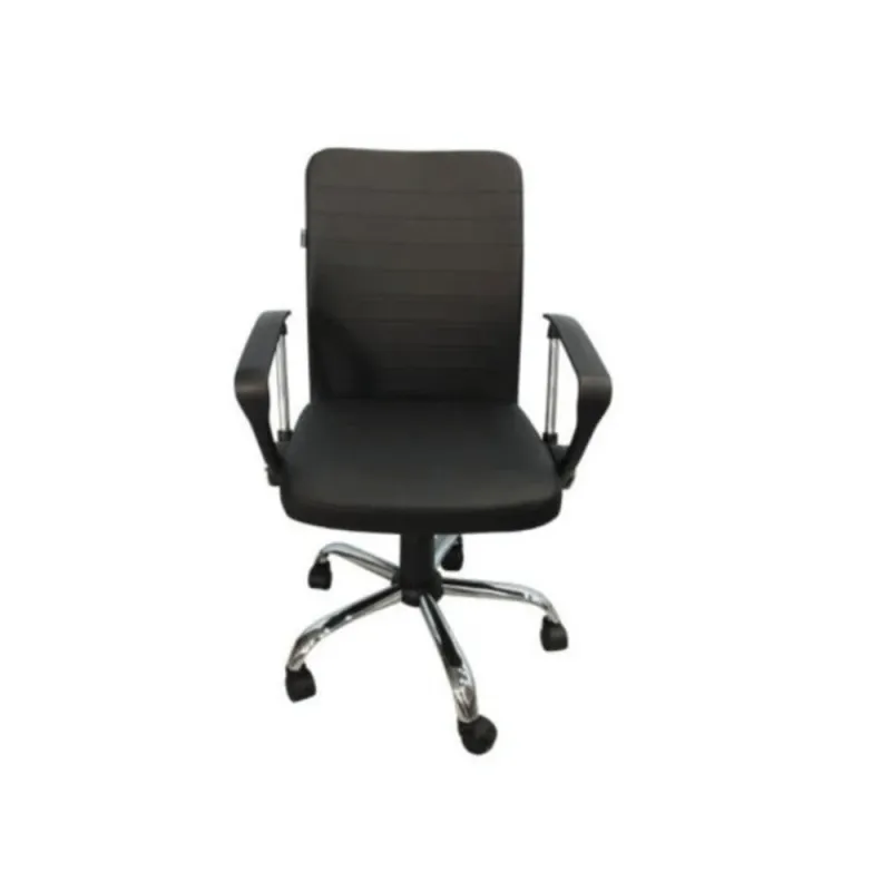 Silla de Oficina Nextep NE-650R - Reclinable - Con Descansabrazos - Negro - NE-650R