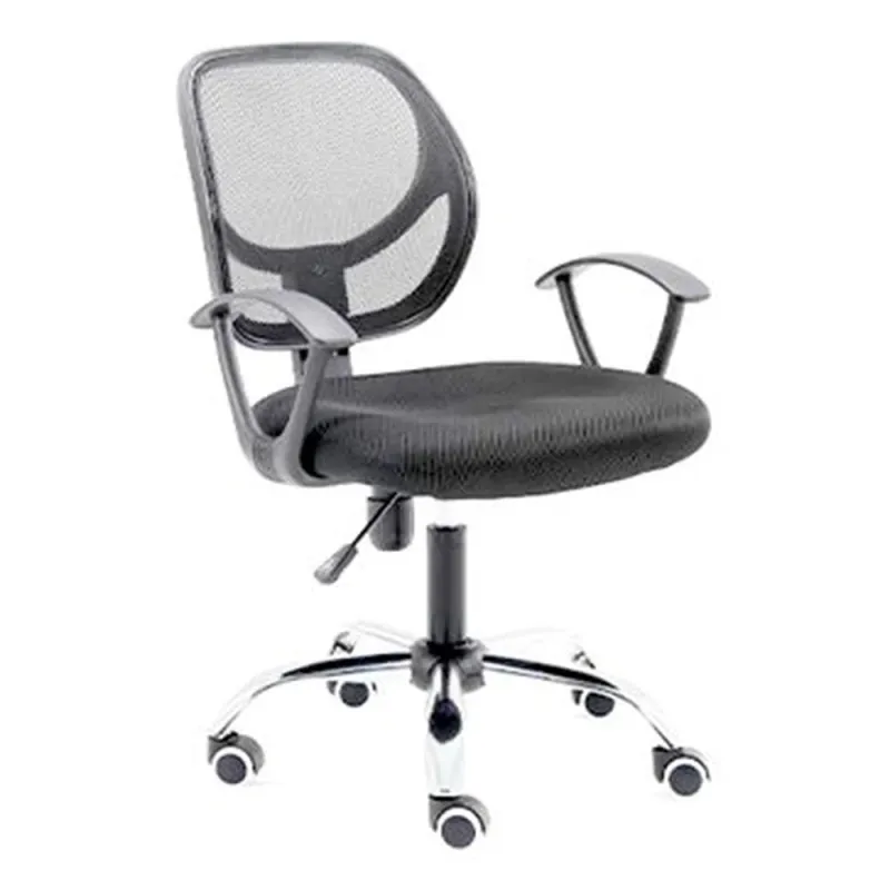 Silla de Oficina Nextep NE-650S - Reclinable - Con Descansabrazos - Negro - NE-650S