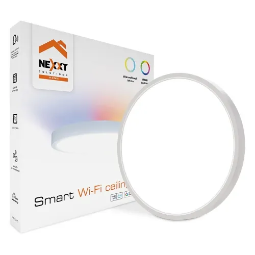 Lámpara de Techo Nexxt NHB-C810 - Wi-Fi - Luz Fría/Cálida/RGB - NHB-C810