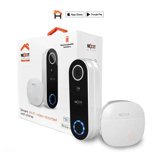 Timbre Inteligente Nexxt NHC-D100 - Cámara - Wi-Fi - NHC-D100 Timbre Inteligente Nexxt NHC-D100 - Cámara - Wi-Fi - NHC-D100