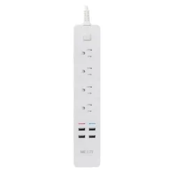 Supresor de Picos Nexxt NHP-E610 S - 4 Contactos - 4 USB - Wi-Fi - Blanco - NHP-E610 S Supresor de Picos Nexxt NHP-E610 S - 4 Contactos - 4 USB - Wi-Fi - Blanco - NHP-E610 S