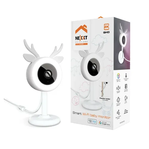 Cámara inteligente Nexxt NHC-B100 - Wi-Fi - para bebé - NHC-B100 Cámara inteligente Nexxt NHC-B100 - Wi-Fi - para bebé - NHC-B100