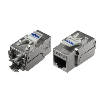 Jack Blindado Nexxt - Cat6 - RJ-45 - Plata - PCGKJC6TYRJSL