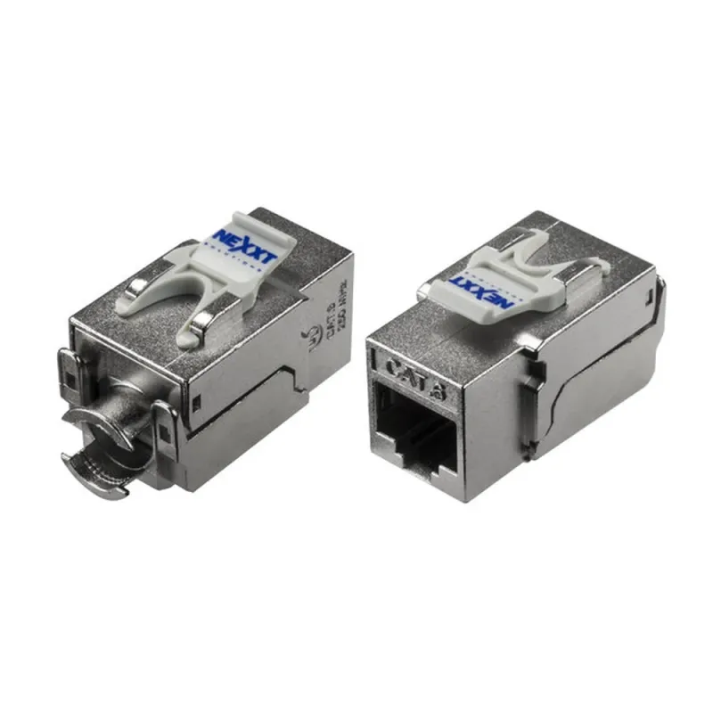Jack Blindado Nexxt - Cat6 - RJ-45 - Plata - PCGKJC6TYRJSL