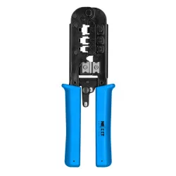 Pinza Ponchadora Nexxt - RJ-11 - RJ-12 - RJ-45 - Negro/Azul - PTKCTR3RTST3S Pinza Ponchadora Nexxt - RJ-11 - RJ-12 - RJ-45 - Negro/Azul - PTKCTR3RTST3S