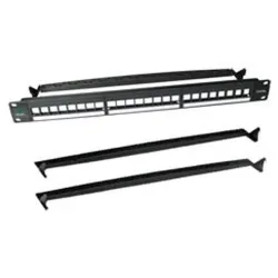 Panel de Parcheo Nitrotel - Cat6 - 24 Puertos - NTBP24UP Panel de Parcheo Nitrotel - Cat6 - 24 Puertos - NTBP24UP