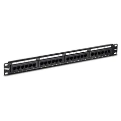 Panel de Parcheo Nitrotel - Cat5e - 24 puertos - NTPP5E24U Panel de Parcheo Nitrotel - Cat5e - 24 puertos - NTPP5E24U