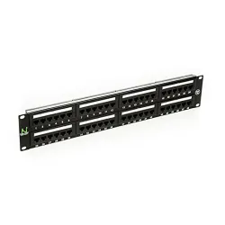 Panel de Parcheo Nitrotel - Cat5e - 48 puertos - NTPP5E48U Panel de Parcheo Nitrotel - Cat5e - 48 puertos - NTPP5E48U