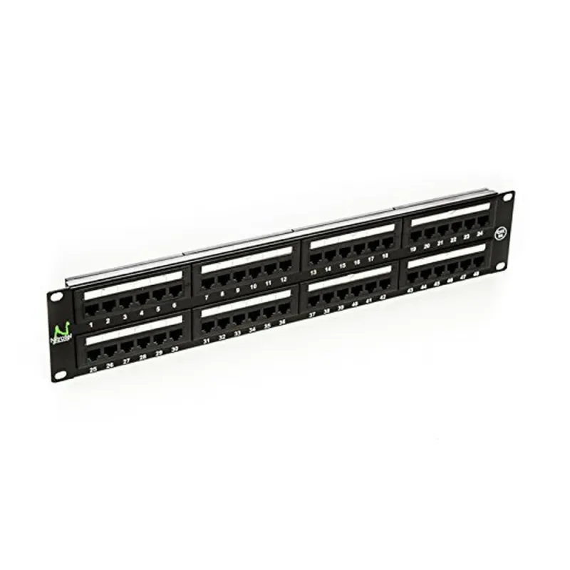 Panel de Parcheo Nitrotel - Cat5e - 48 puertos - NTPP5E48U