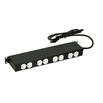 PDU North System NORTH611-BKT - Barra - 8 Contactos - 19x1u - NORTH611-BKT