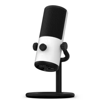 Micrófono Gamer NZXT Capsule Mini - Alámbrico - USB - Blanco - AP-WMMIC-W1