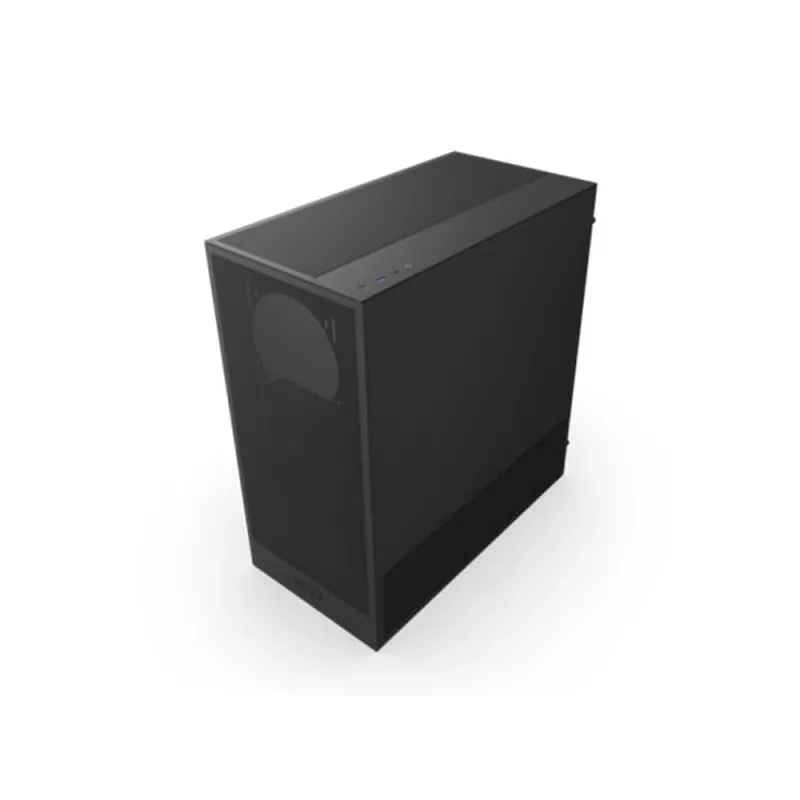 Gabinete Gamer NZXT H5 Flow - Media Torre - ATX/Micro-ATX/Mini-ITX/E-ATX - Panel Lateral - Negro - CC-H52FB-01