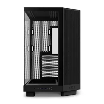 Gabinete Gamer NZXT H6 Flow - Media Torre - ATX/Micro-ATX/Mini-ITX - Panel Lateral - CC-H61FB-01